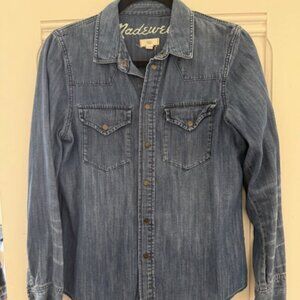 Madewell Denim button down shirt